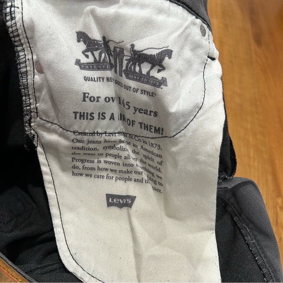 Levi’s men’s 511 grey stretch skinny jeans W 34 L 32 - Picture 7 of 9